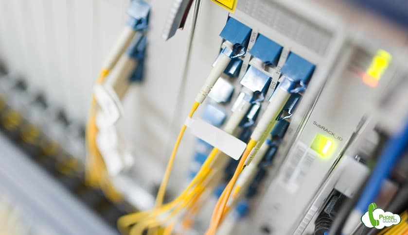 Instalación de centralita virtual sobre fibra óptica